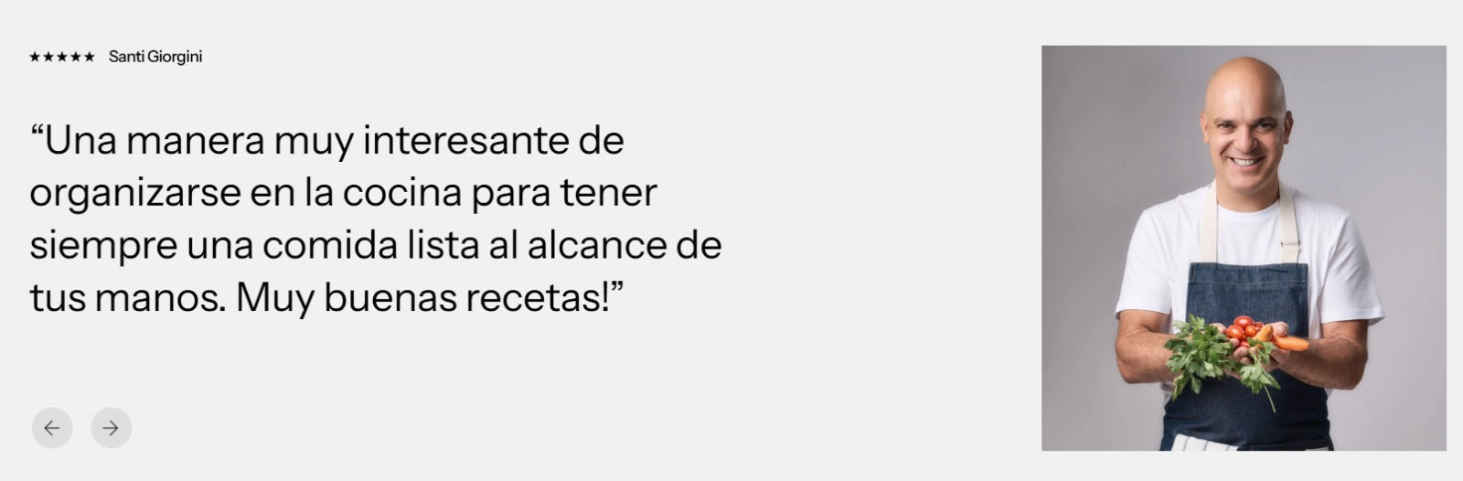 Testimonio real de cliente satisfecho